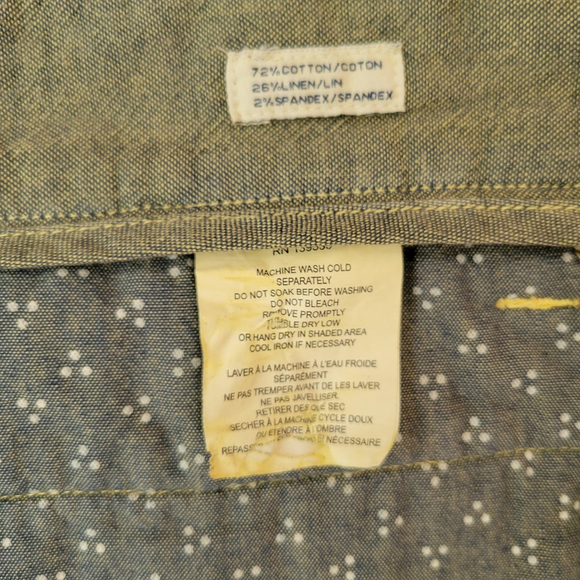 GRAYERS Clothiers Linen Cotton Men Shorts Size 32 Inseam 9" Excellent Condition - Picture 9 of 9